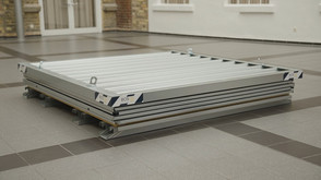 Das Lieferpaket bei zerlegter Anlieferung.